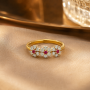 Zig Zag Diamond Ring