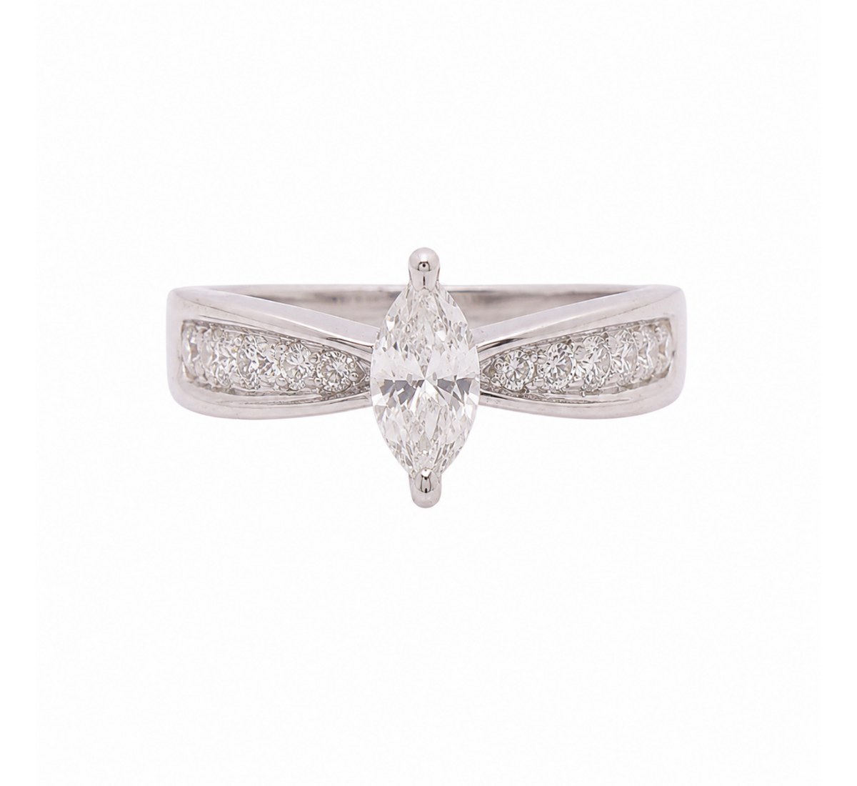 Elegance Zig Zag Diamond Ring