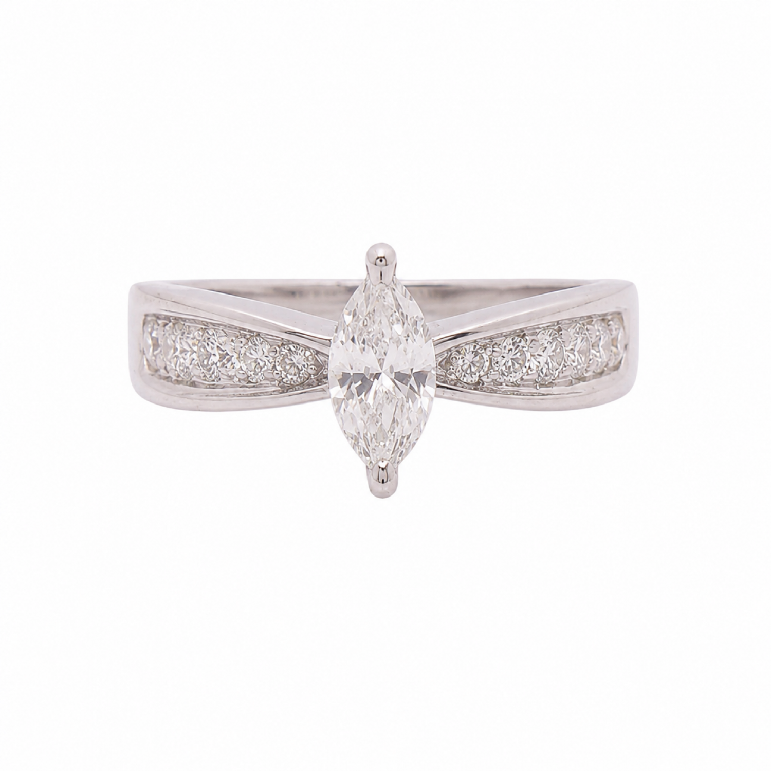 Elegance Zig Zag Diamond Ring