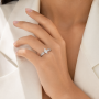 Elegance Zig Zag Diamond Ring