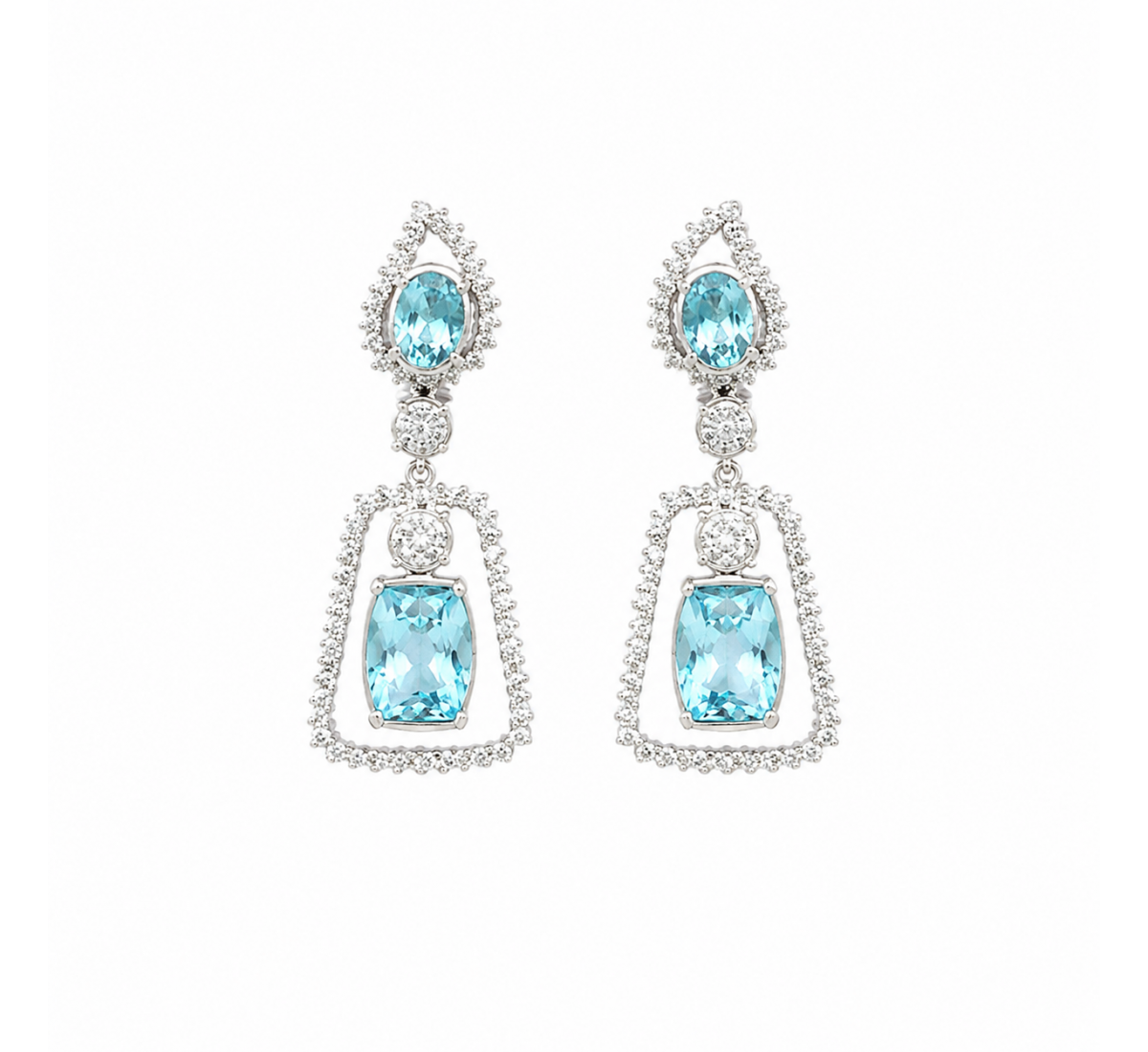 Ava Drop Diamond Earrings