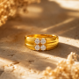 Bliss Zig Zag Diamond Ring