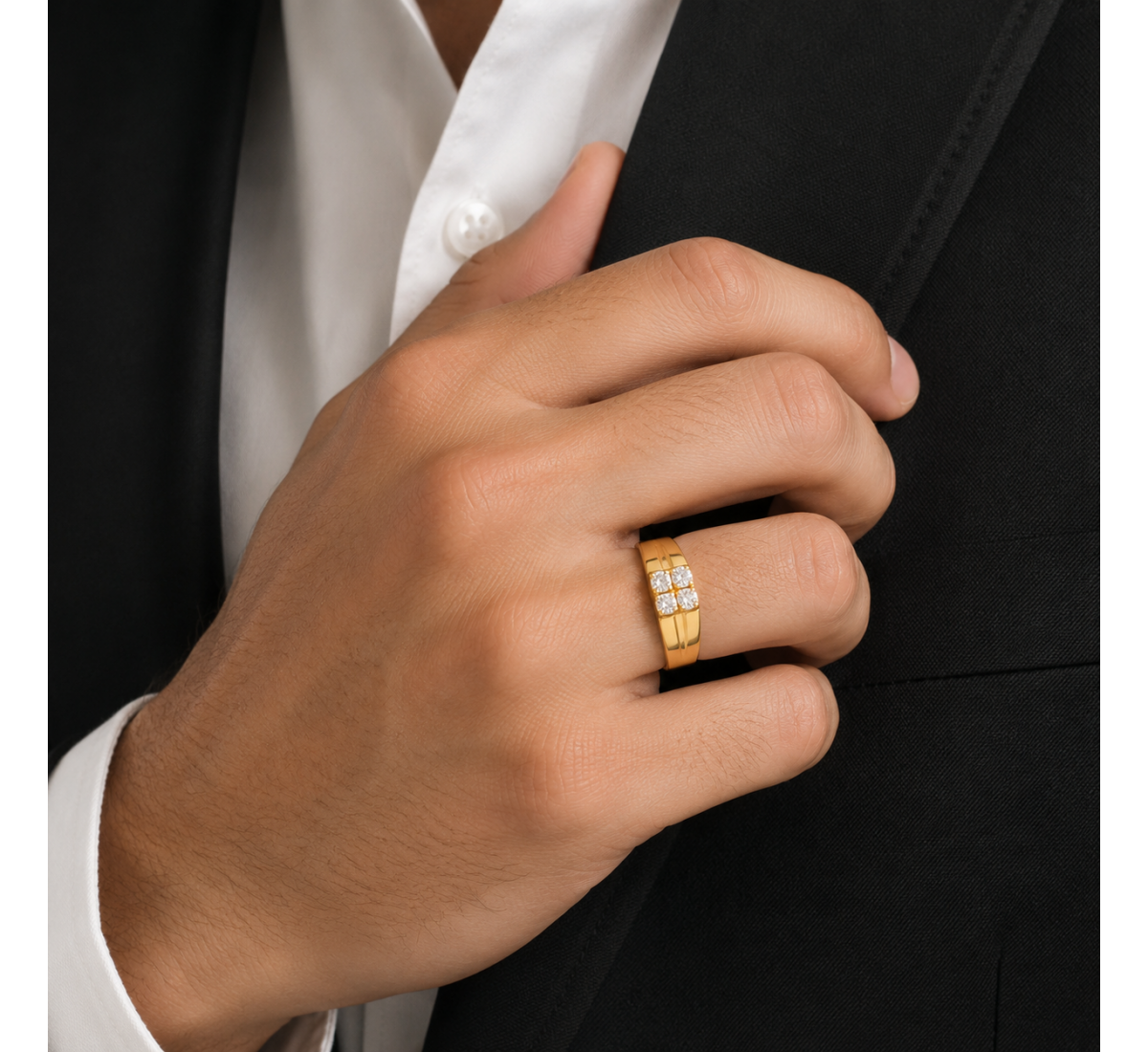 Bliss Zig Zag Diamond Ring