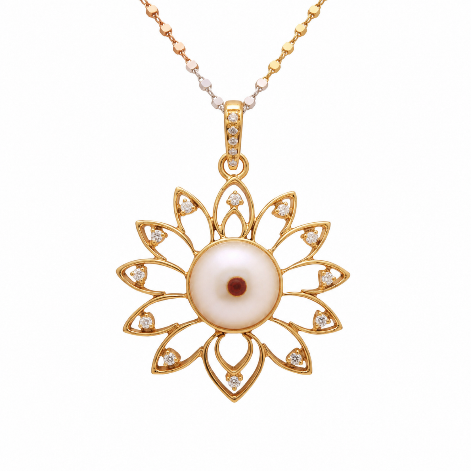 Anjolie Grid Diamond Pendant