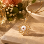 Anjolie Grid Diamond Pendant