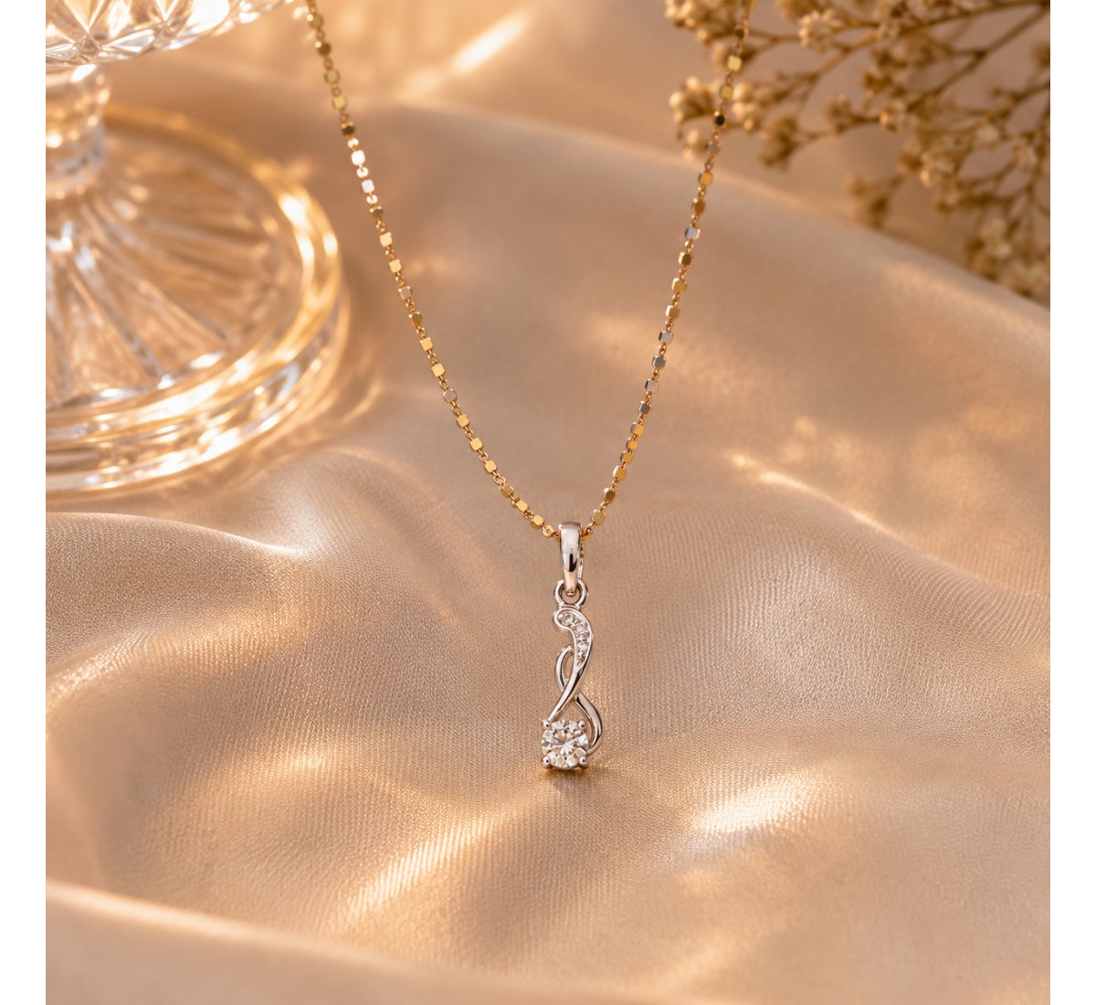 Vrushali Diamond Pendant