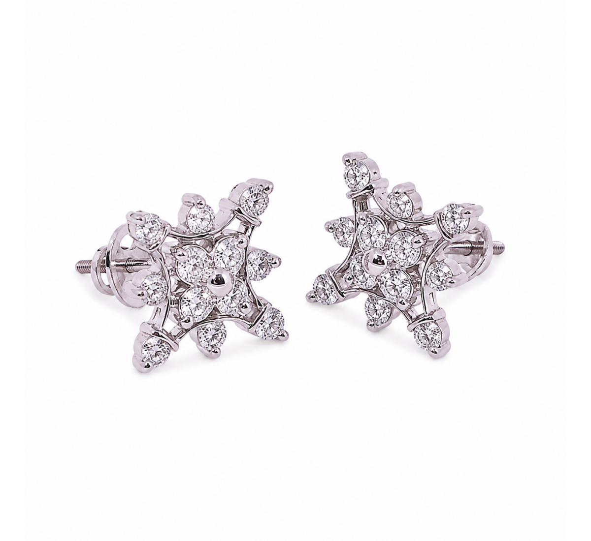 Amelia Stud Diamond Earrings