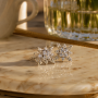 Amelia Stud Diamond Earrings