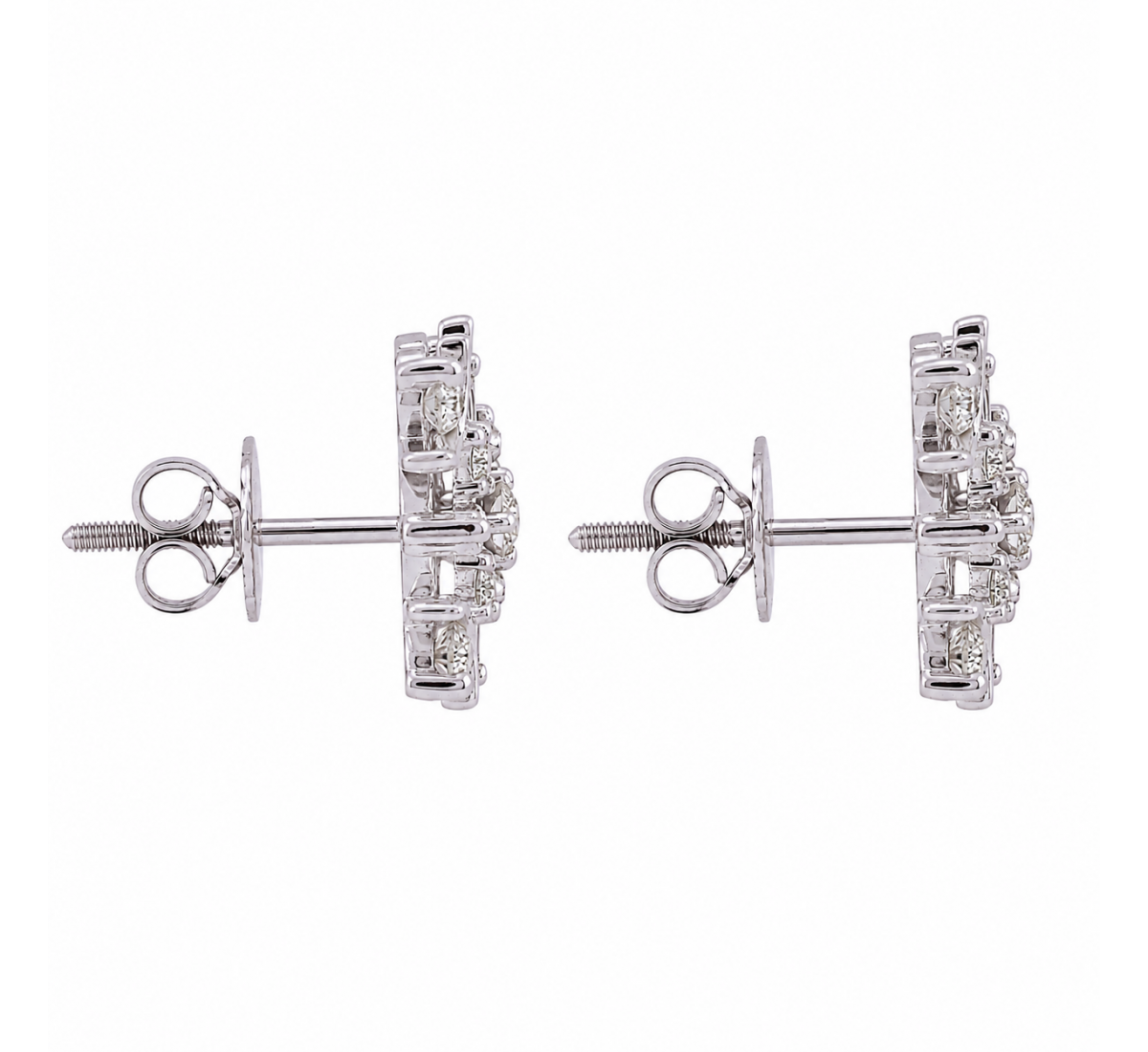 Nofia Stud Diamond Earrings