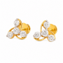 Liliac Stud Diamond Earrings