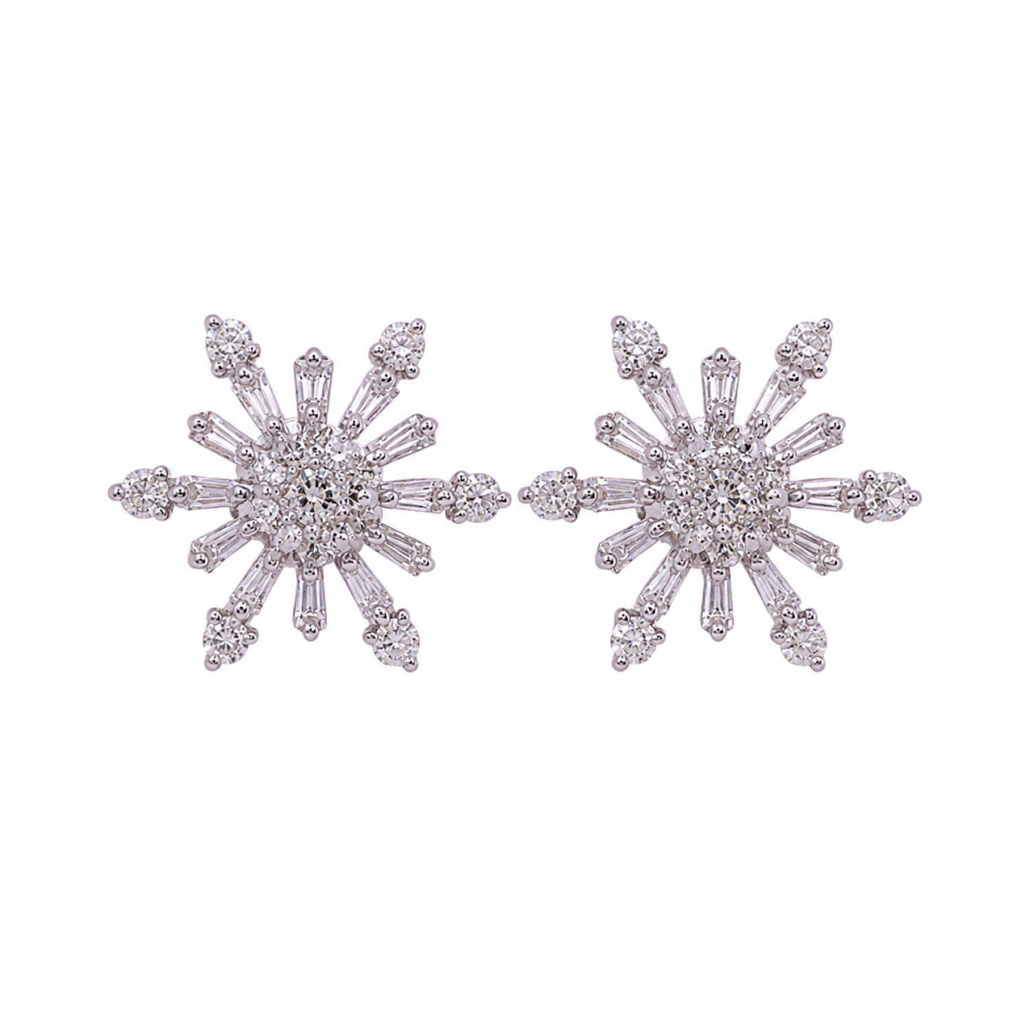 Gale Stud Diamond Earrings