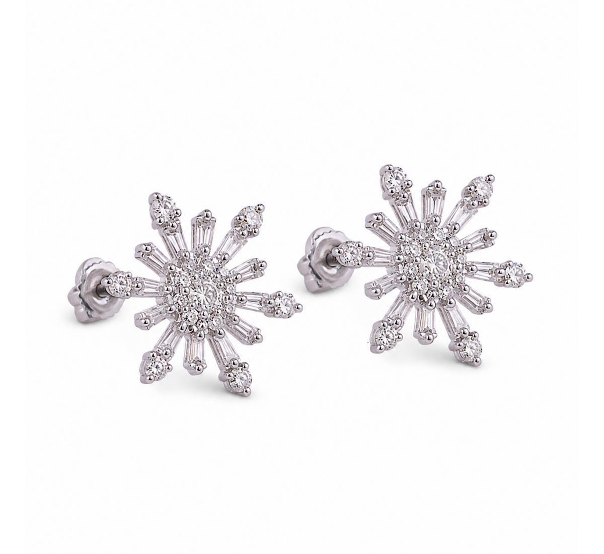 Gale Stud Diamond Earrings