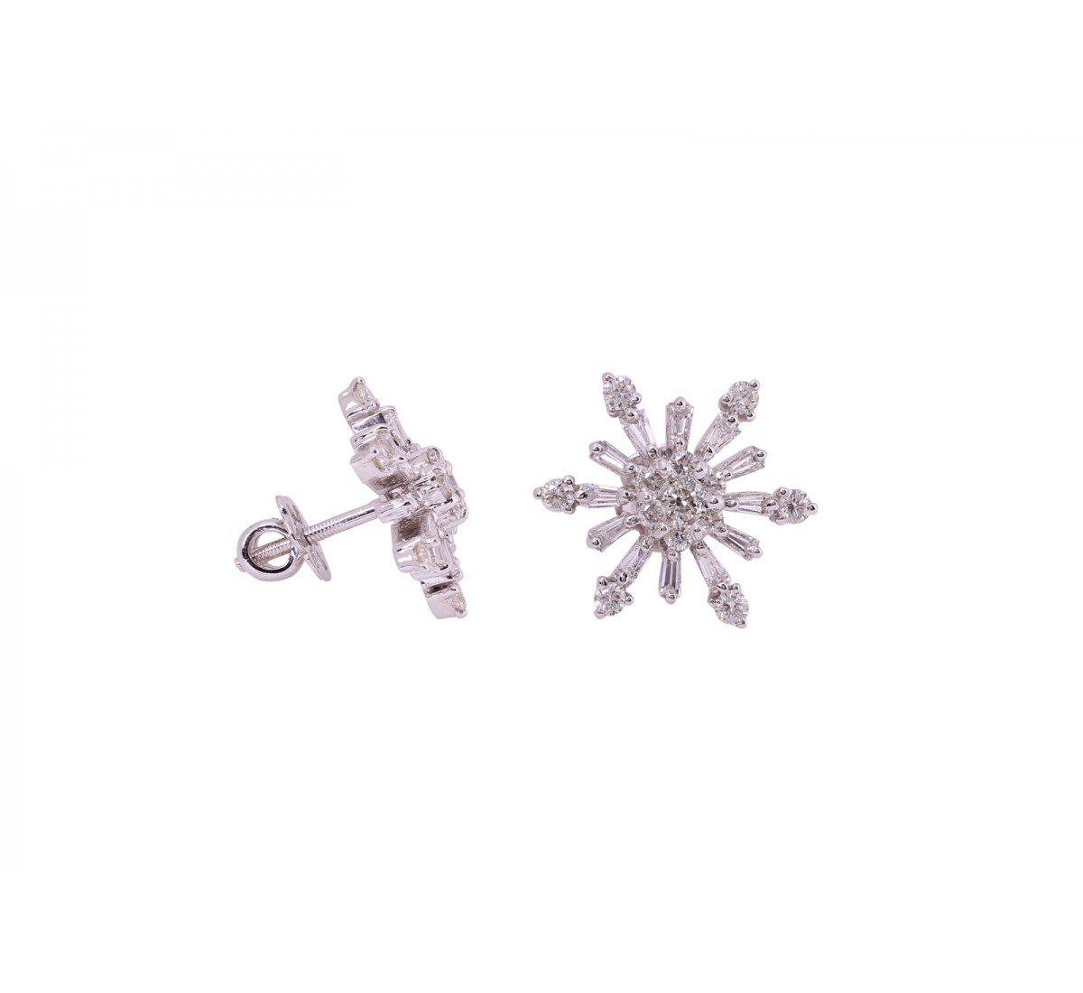Gale Stud Diamond Earrings
