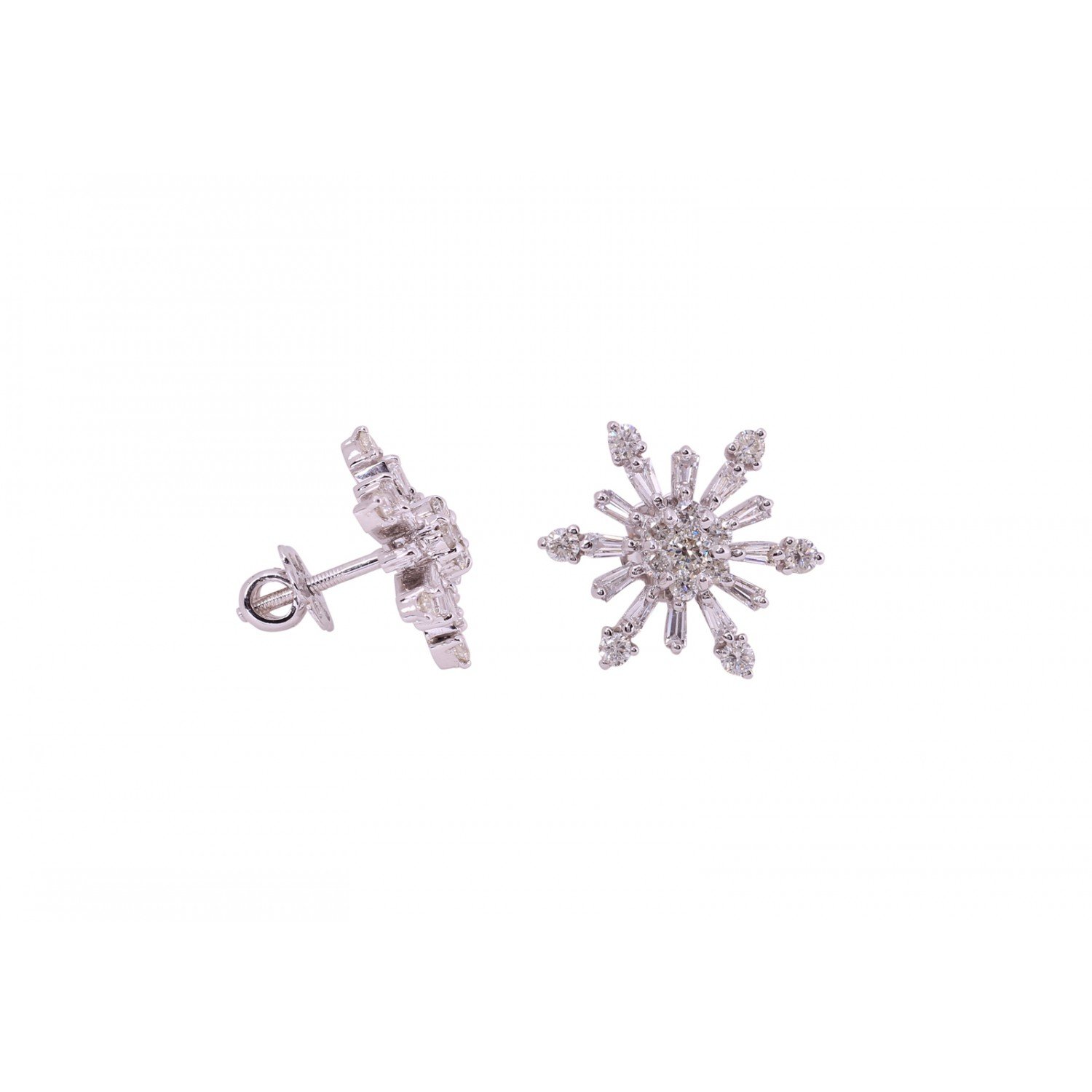 Gale Stud Diamond Earrings