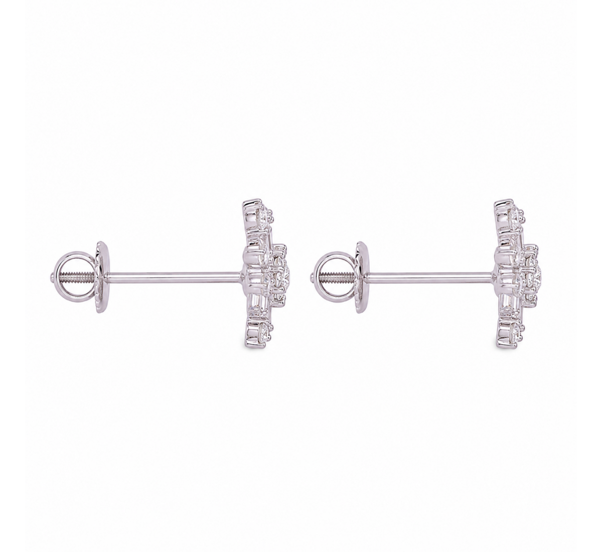 Gale Stud Diamond Earrings