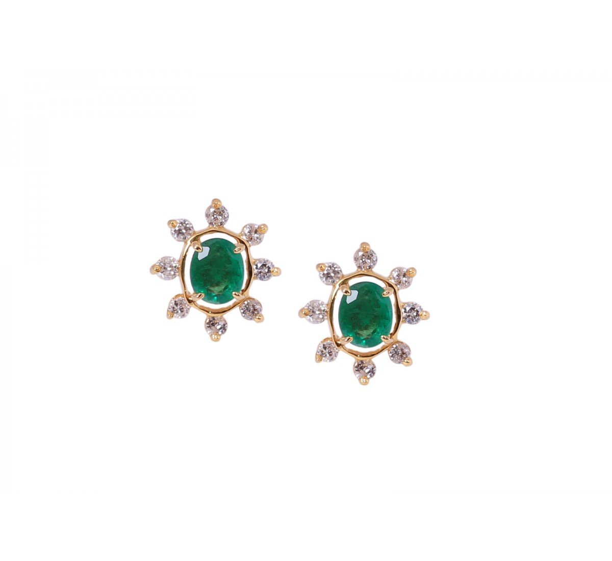 Amla Stud Diamond Earrings