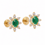 Amla Stud Diamond Earrings
