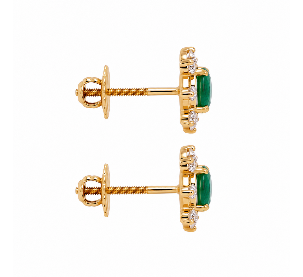 Amla Stud Diamond Earrings