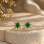 Amla Stud Diamond Earrings
