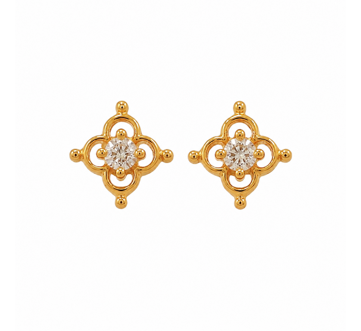 Hania Stud Diamond Earrings