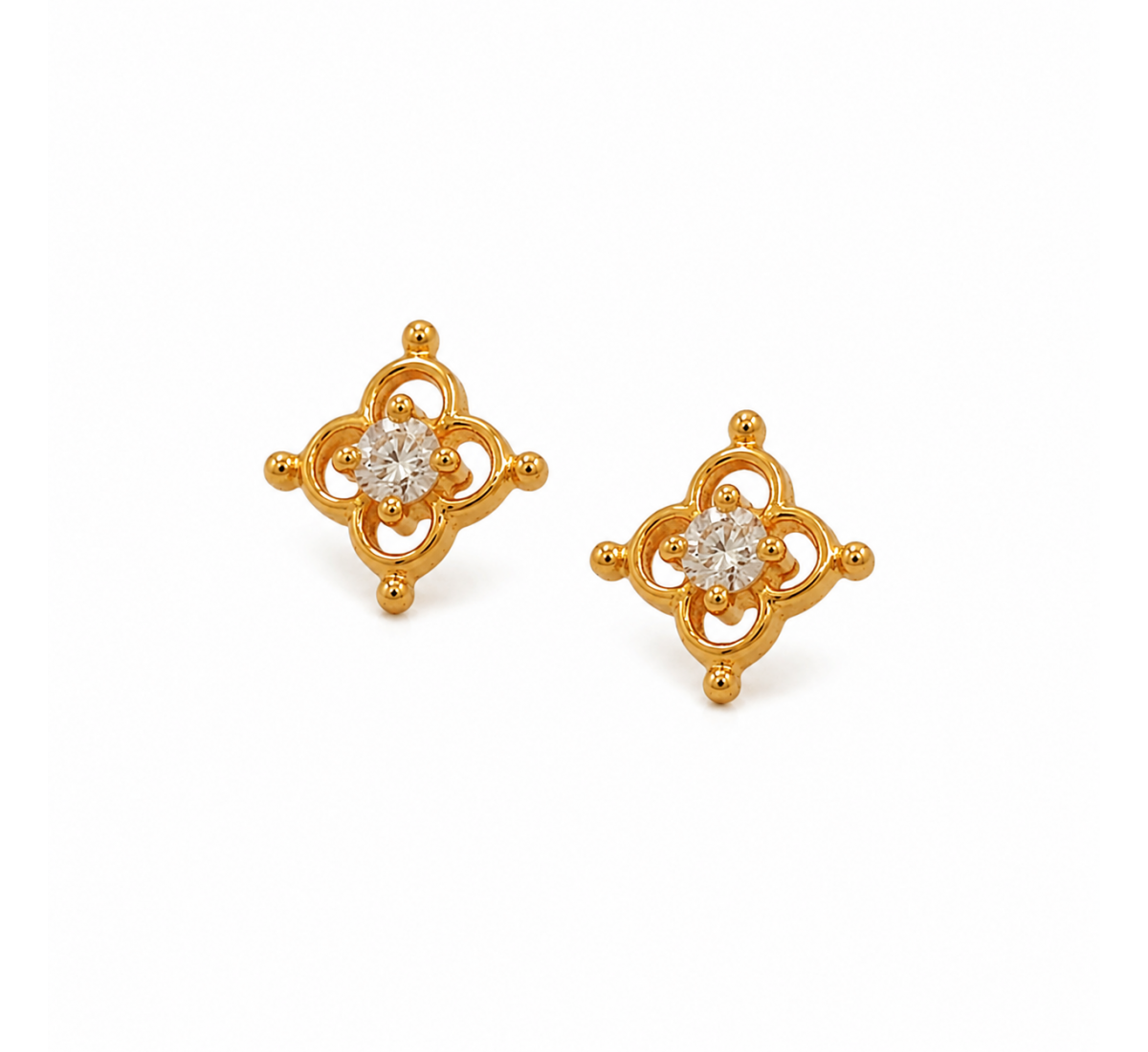 Hania Stud Diamond Earrings