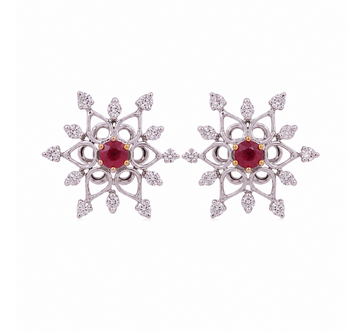 Caroun Stud Diamond Earrings