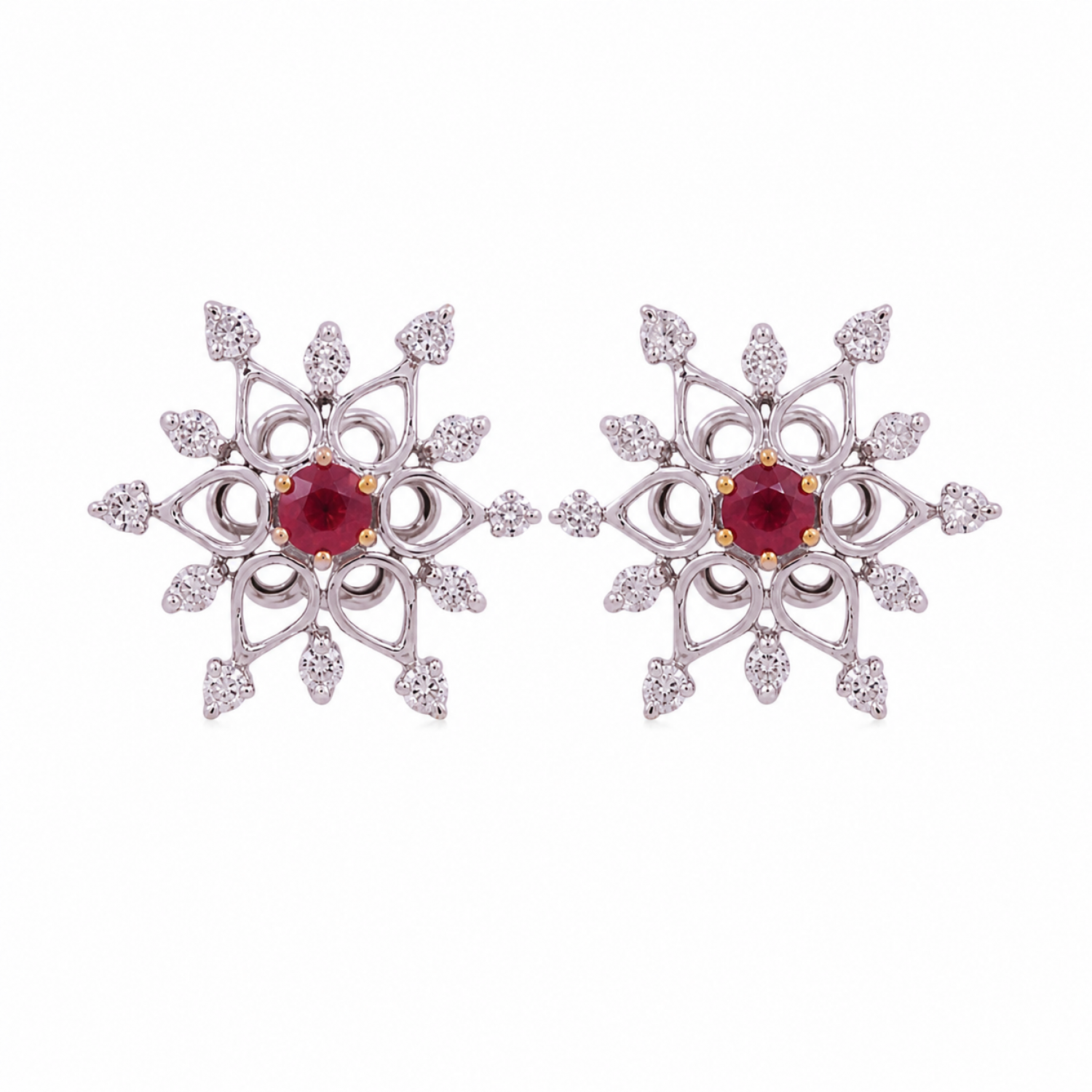 Caroun Stud Diamond Earrings