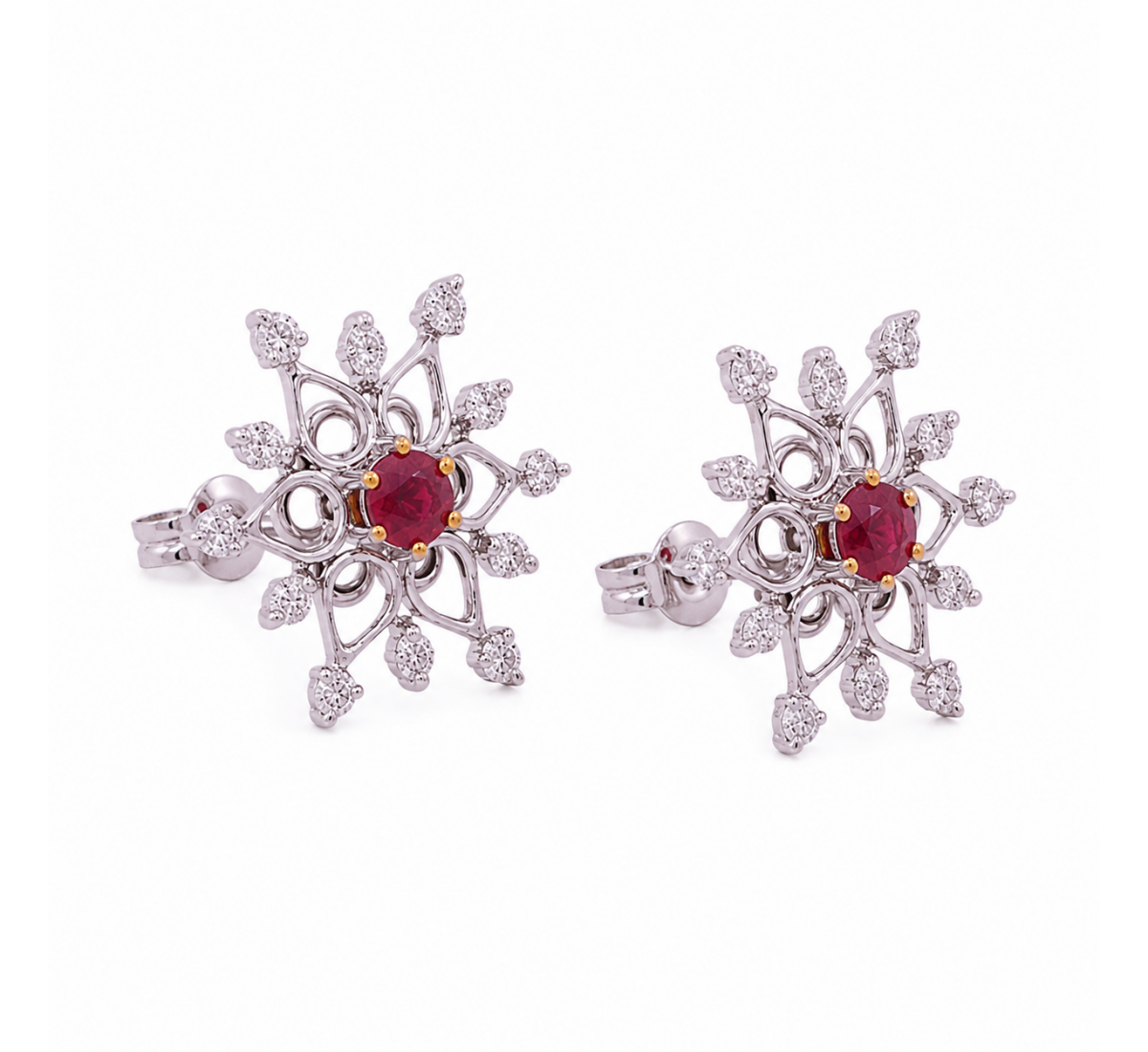 Caroun Stud Diamond Earrings