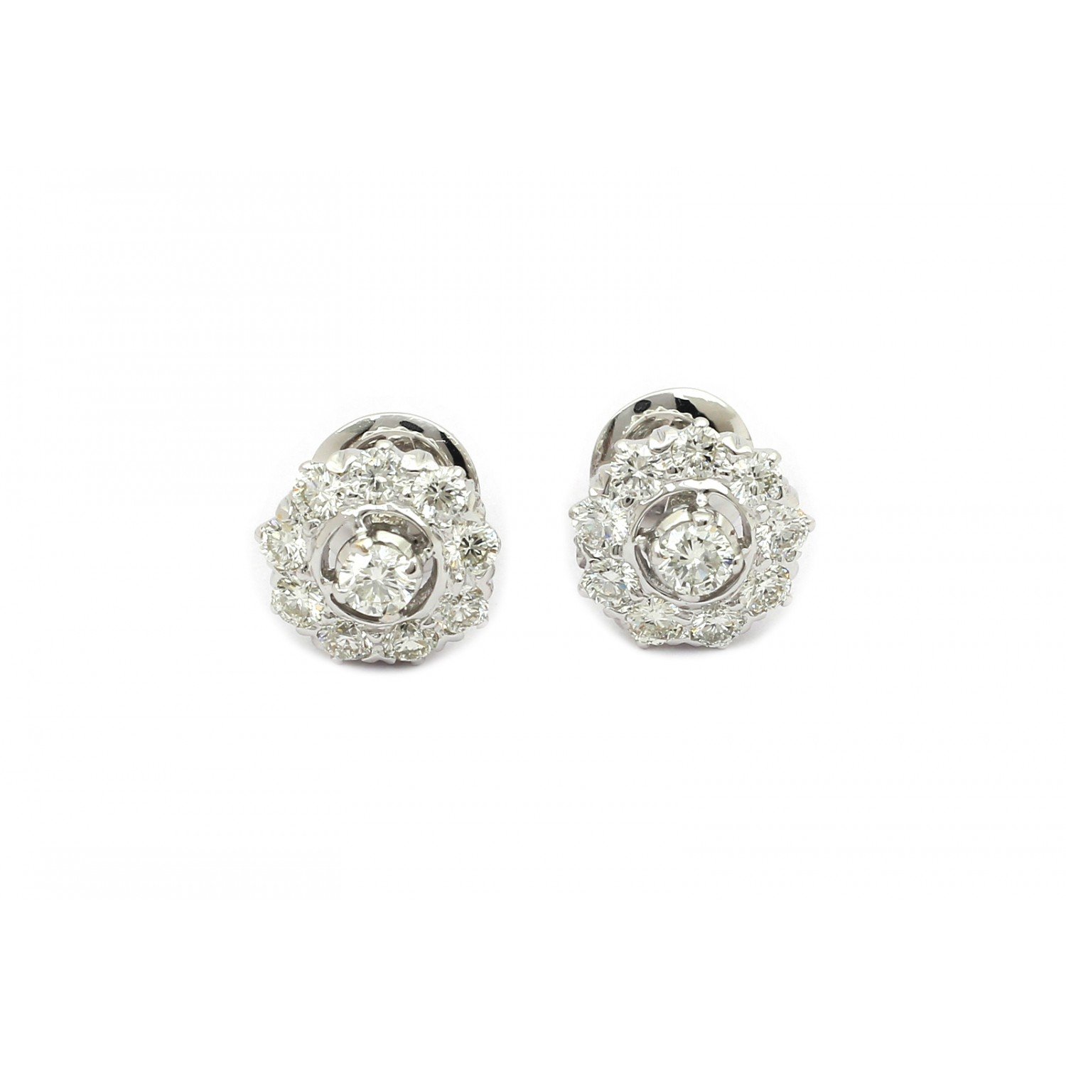 Talas Stud Diamond Earrings