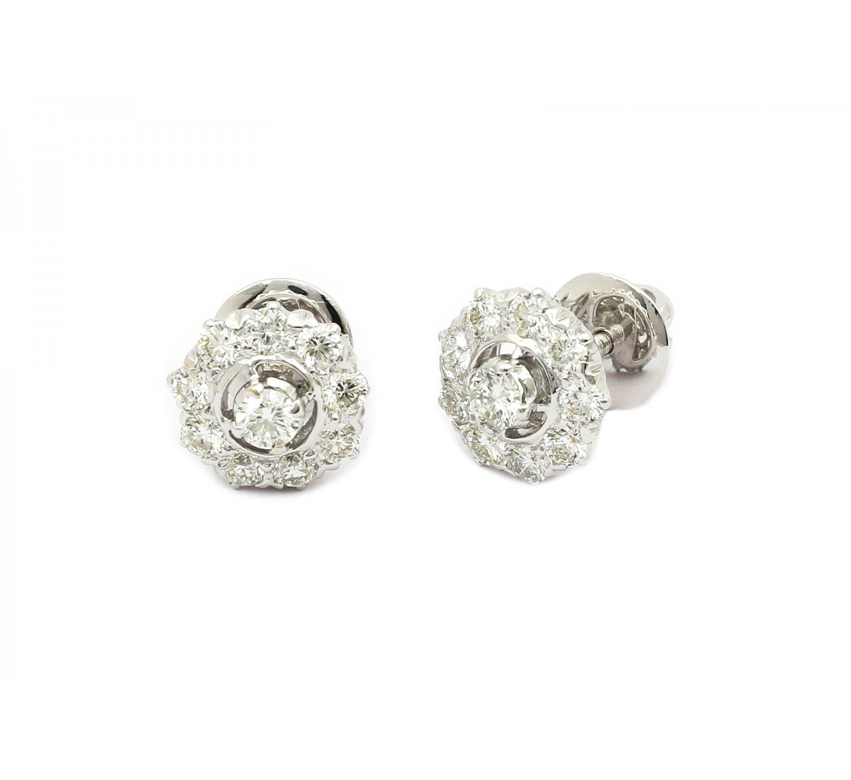 Talas Stud Diamond Earrings