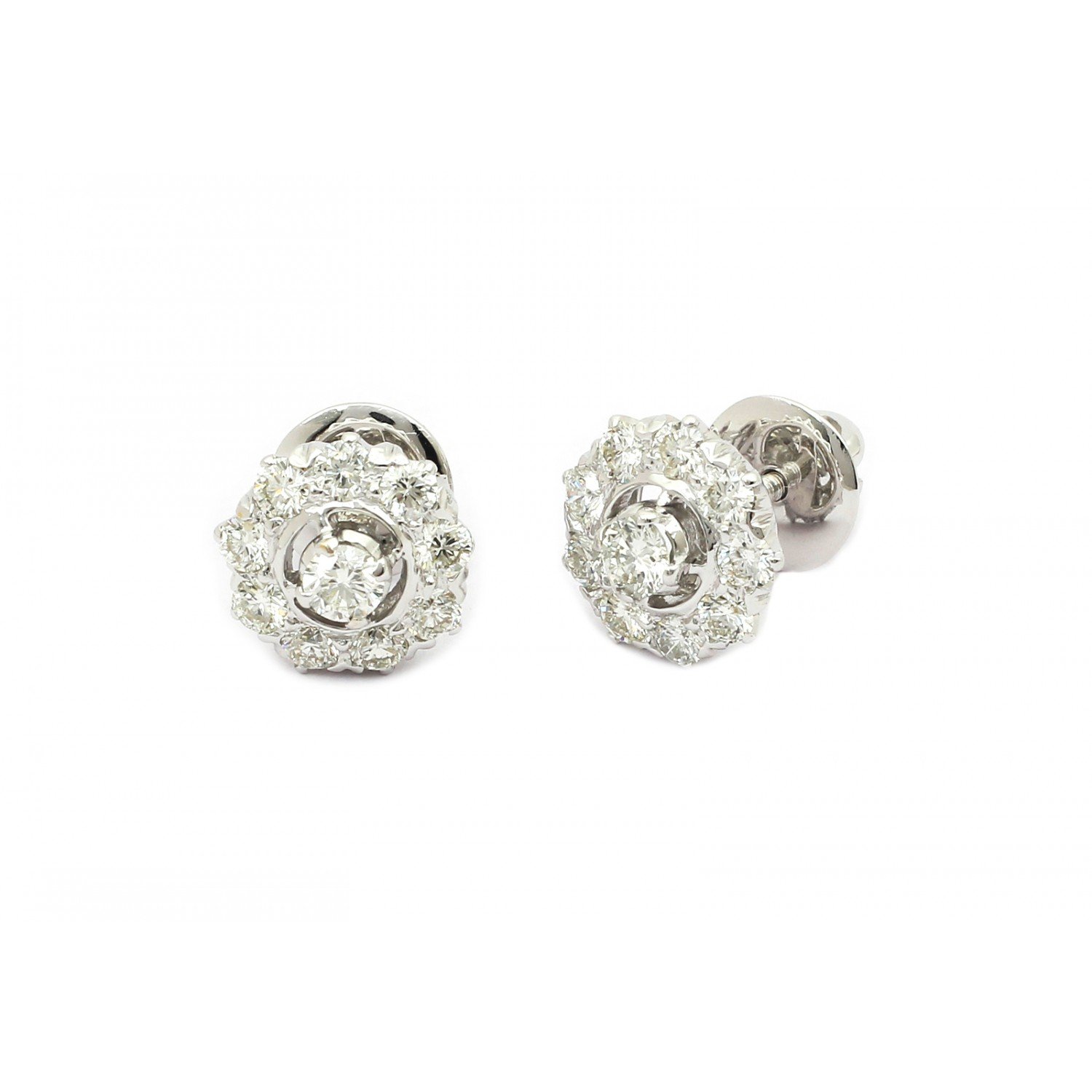 Talas Stud Diamond Earrings