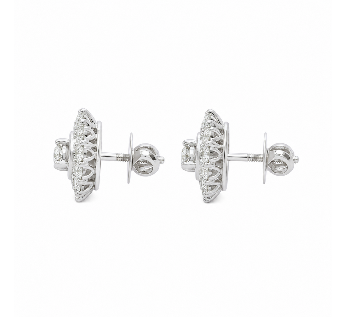Talas Stud Diamond Earrings
