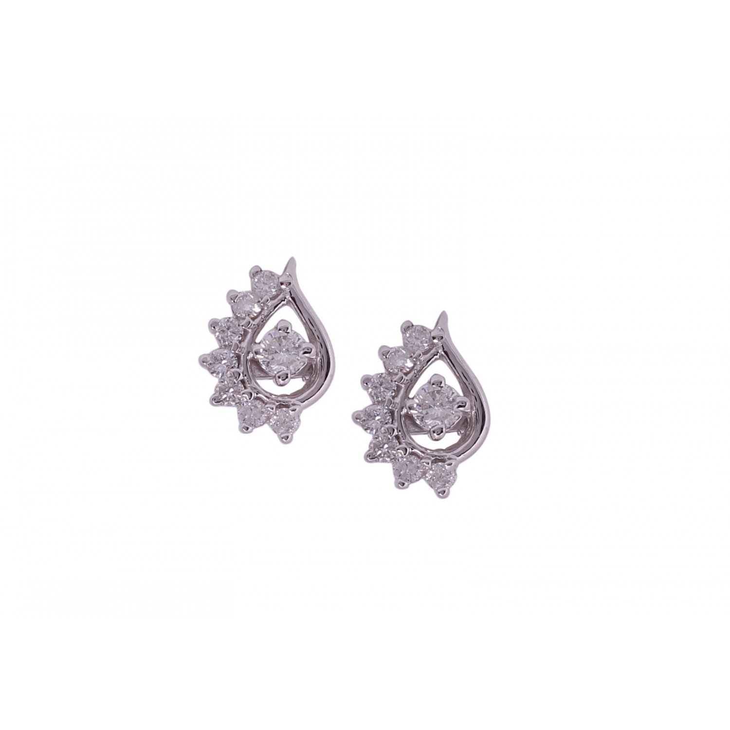 Cygnus Stud Diamond Earrings