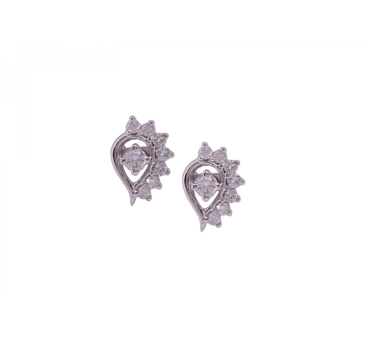 Cygnus Stud Diamond Earrings