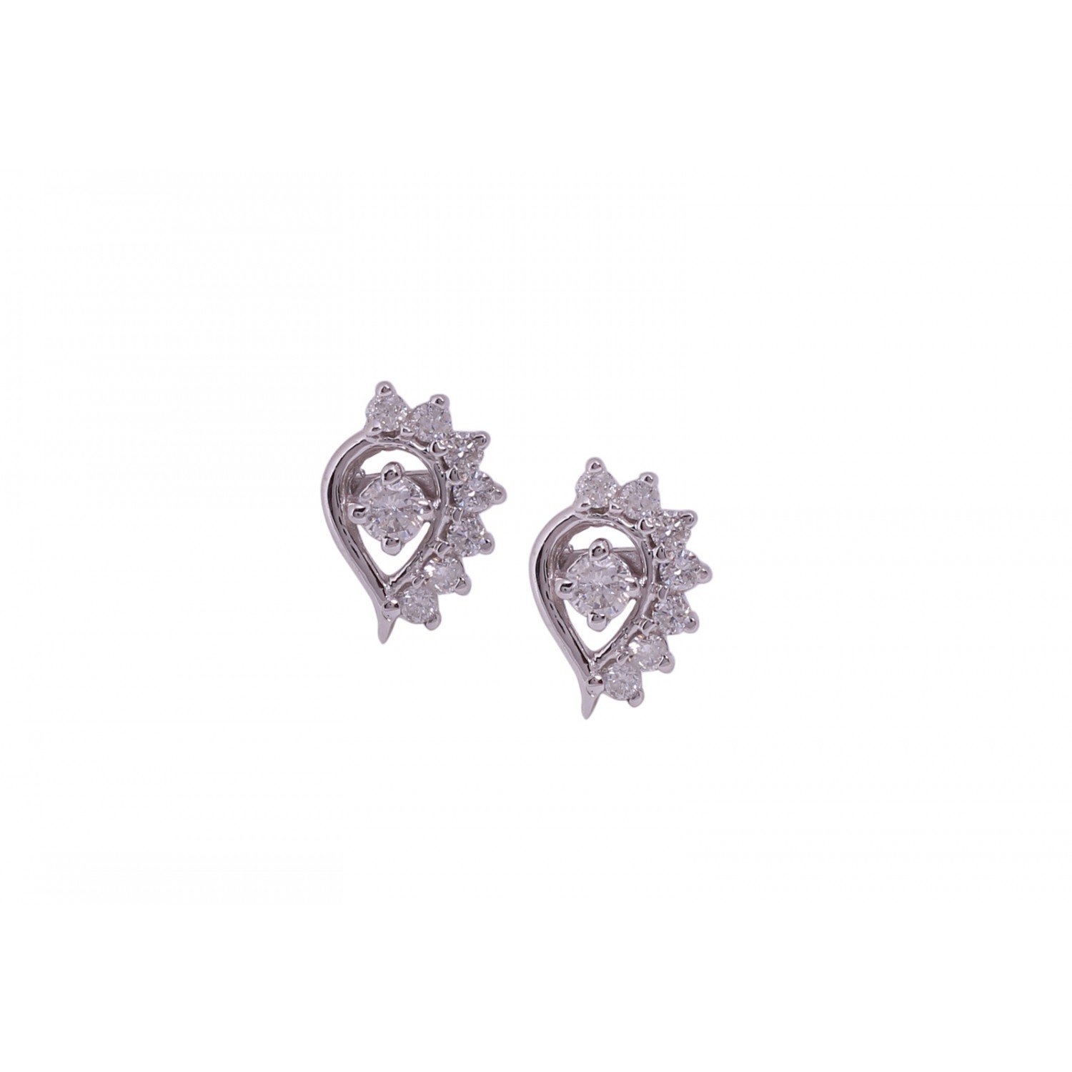 Cygnus Stud Diamond Earrings