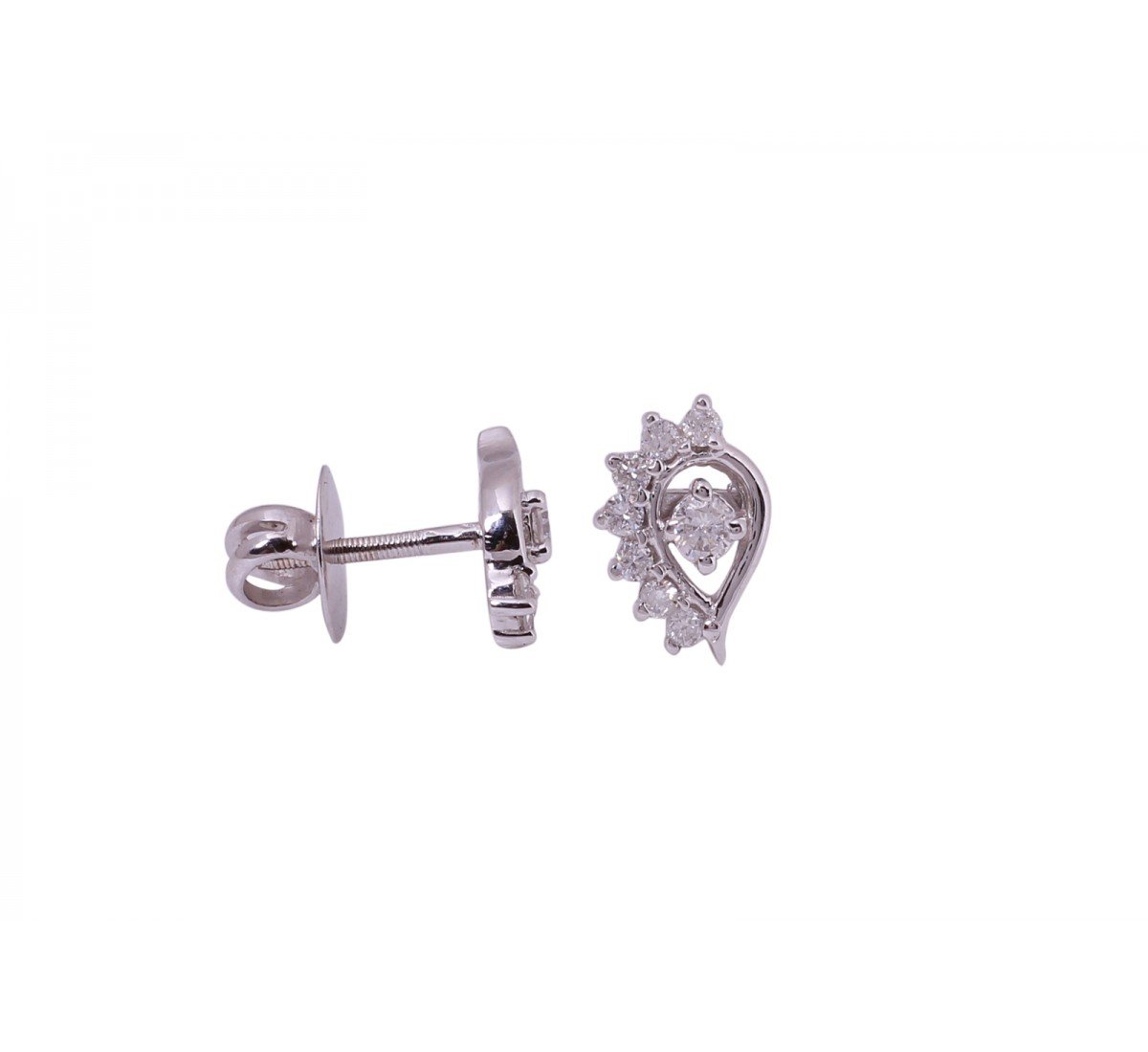 Cygnus Stud Diamond Earrings