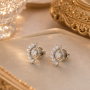 Cygnus Stud Diamond Earrings