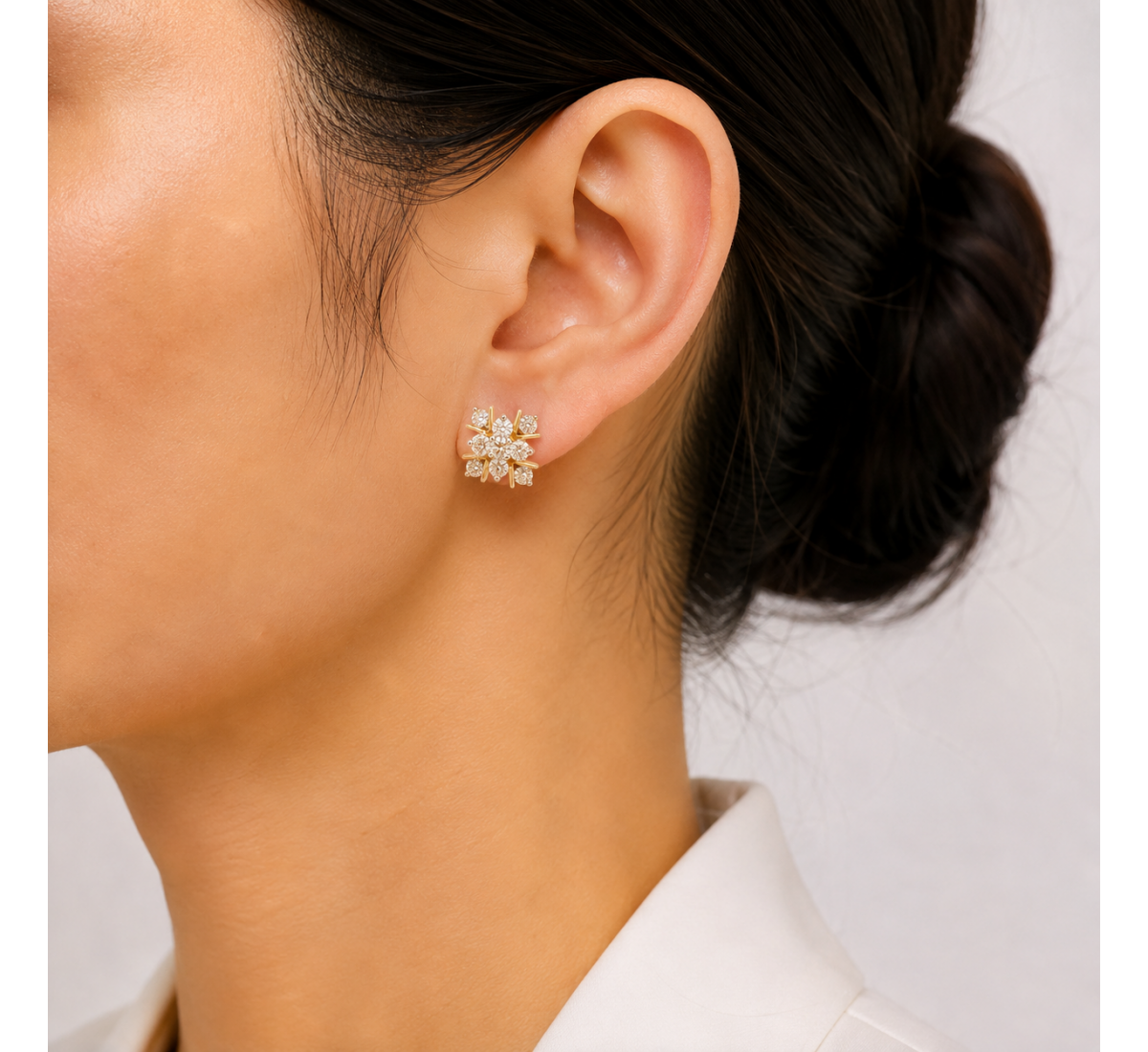 Classic Diamond Stud For Kids