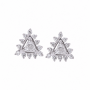 Lyra Stud Diamond Earrings