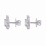 Lyra Stud Diamond Earrings