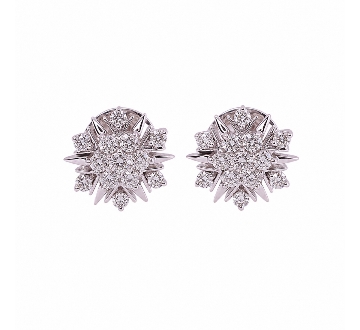 Elsie Stud Diamond Earrings
