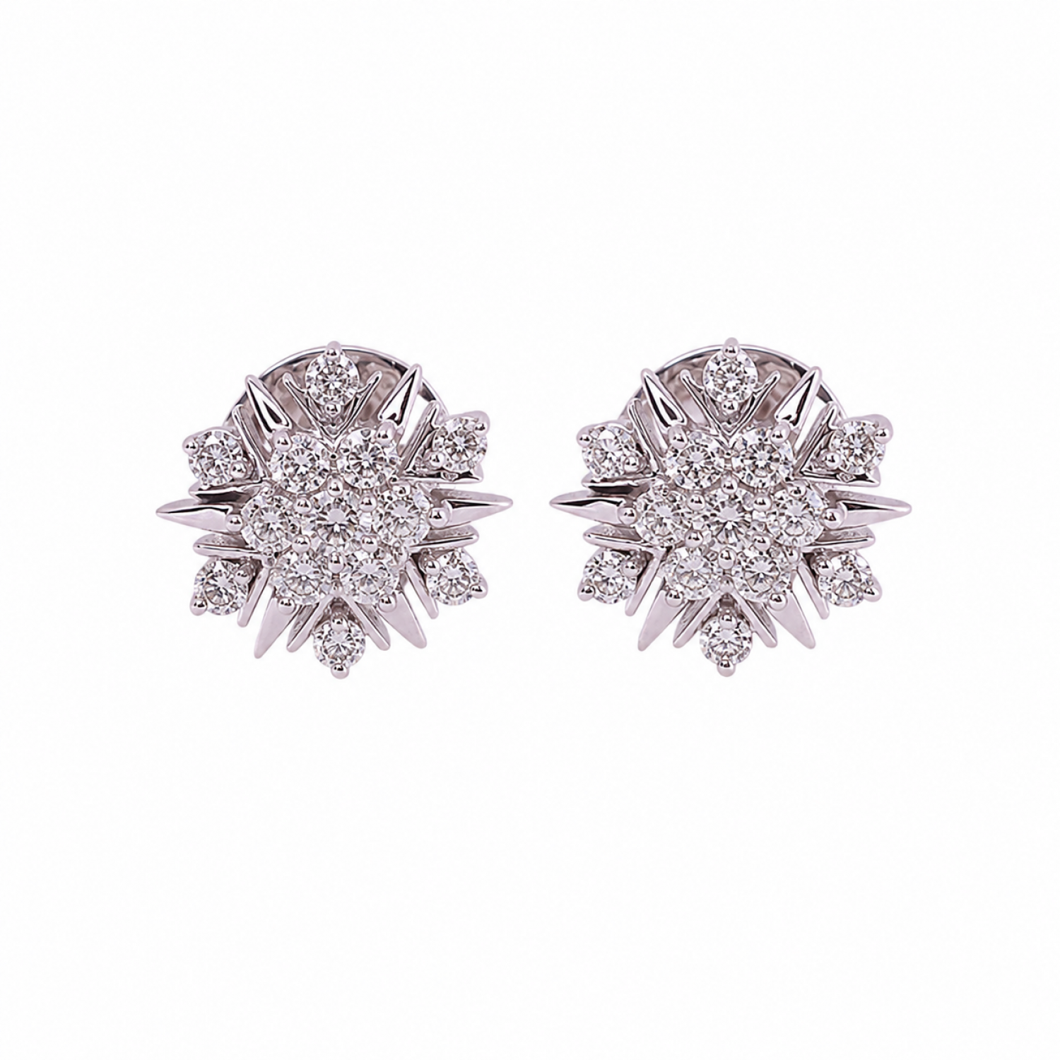 Elsie Stud Diamond Earrings