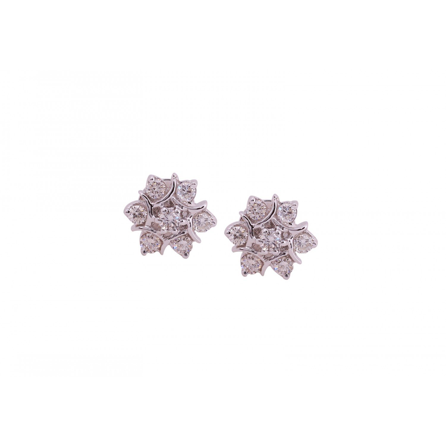 Asher Stud Diamond Earrings