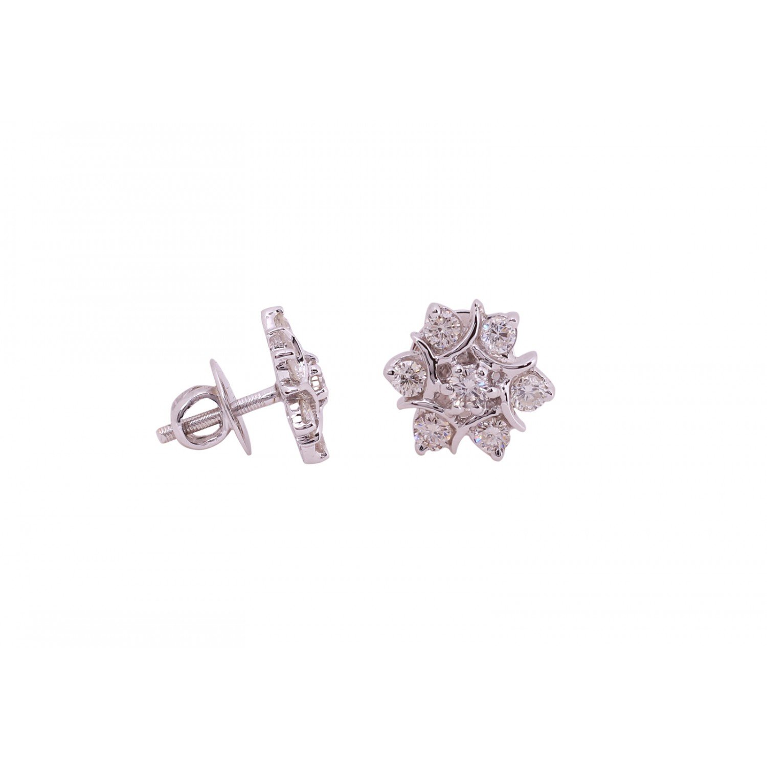 Asher Stud Diamond Earrings