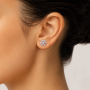 Asher Stud Diamond Earrings