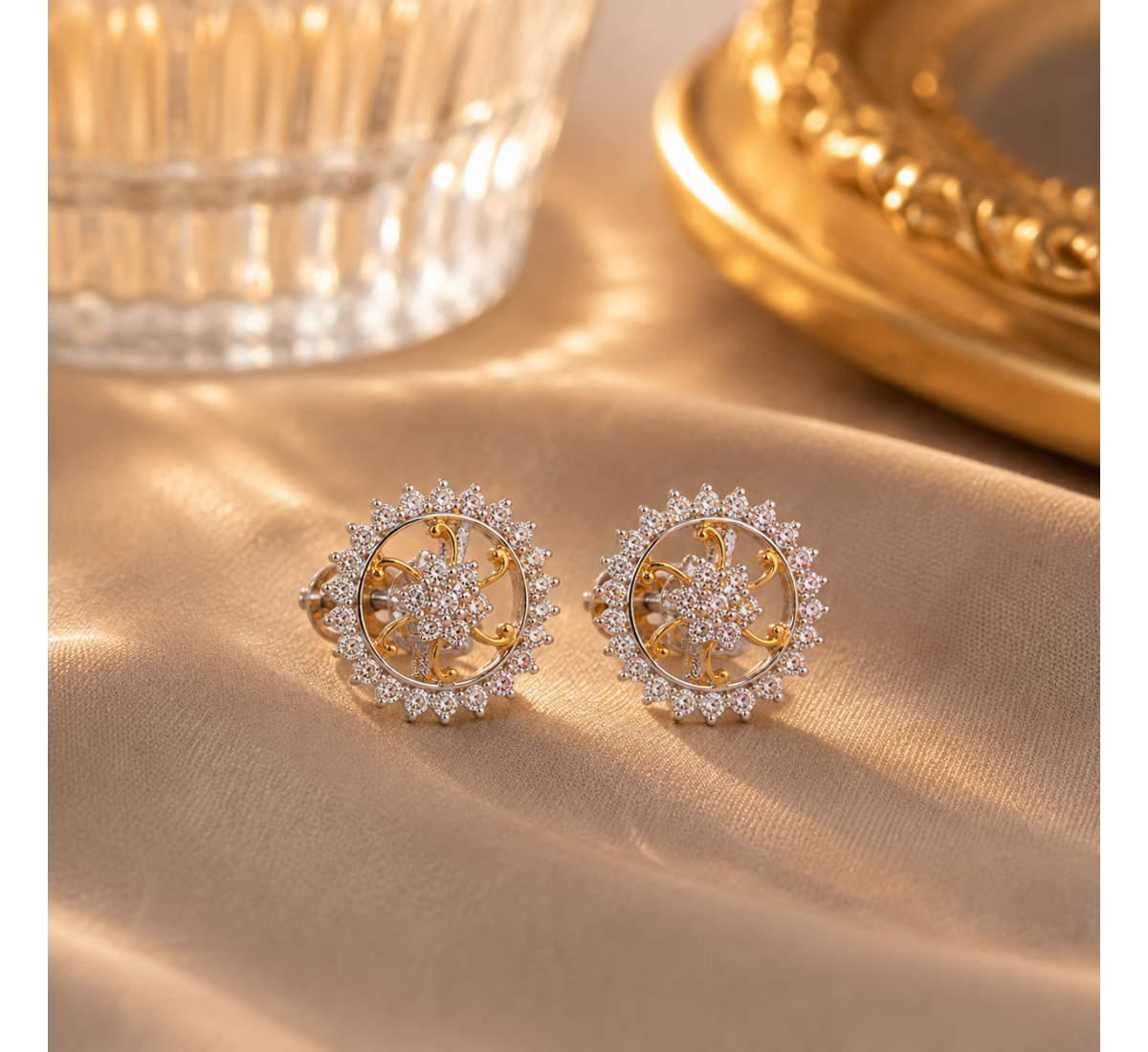 Blake Stud Diamond Earrings