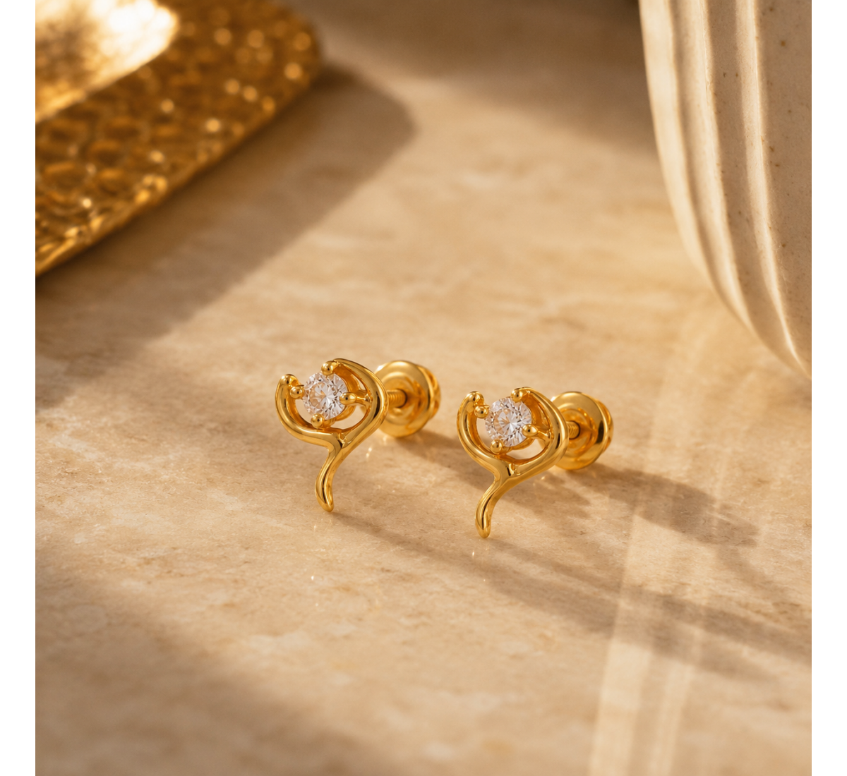 Priyala Stud Diamond Earrings