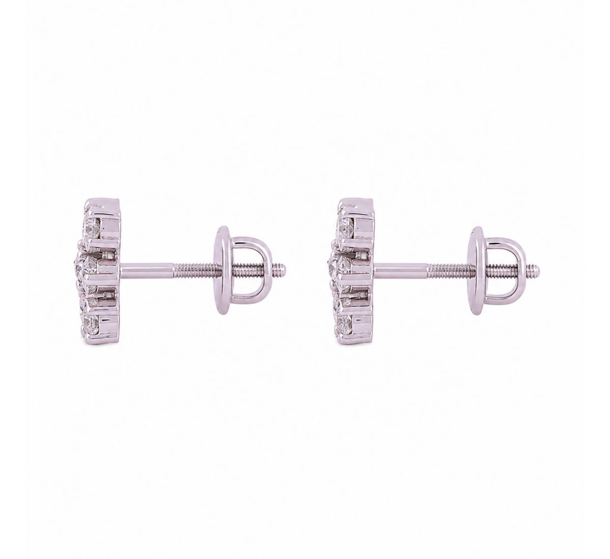Delphi Stud Diamond Earrings