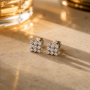 Delphi Stud Diamond Earrings