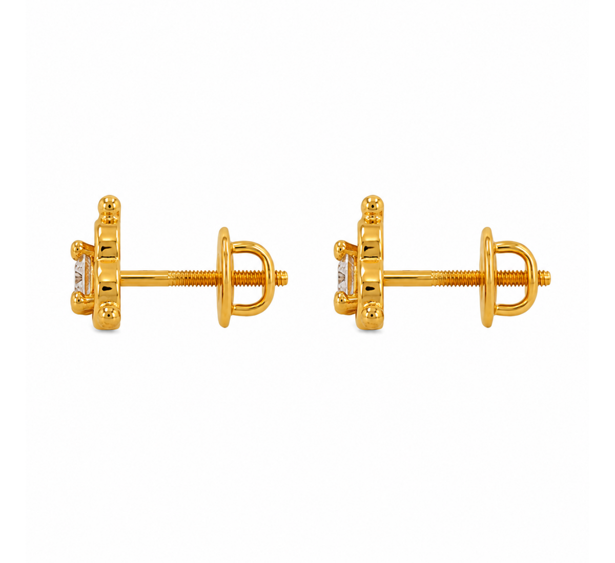 Daisy Stud Diamond Earrings